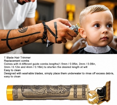 Picture of VINTAGE T9 Professional Dragon Edition USB Rechargeable Hair & Beard Trimmer