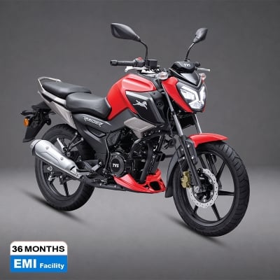 Picture of TVS Raider 125 CC Carb Racing Red Motorcycle