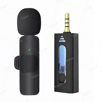 Picture of K35 Single Wireless Microphone for DSLR Cameras and Smartphones, Vlogging and Live Streaming, 100% Brand New-Black