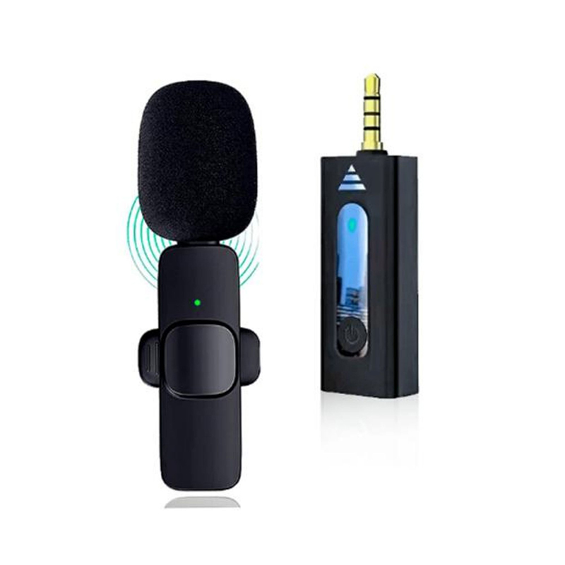 Picture of K35 Single Wireless Microphone for DSLR Cameras and Smartphones, Vlogging and Live Streaming, 100% Brand New-Black