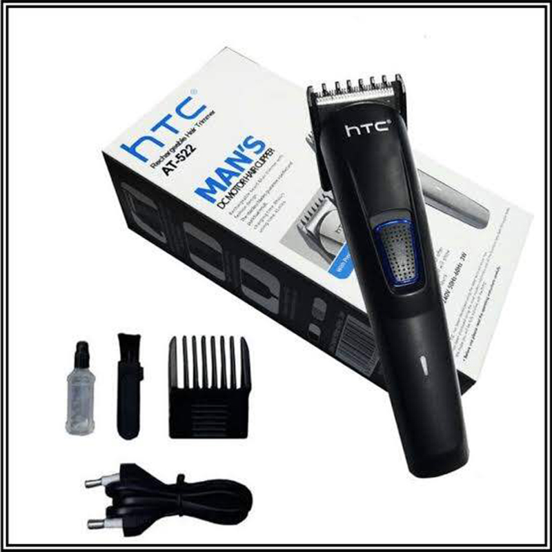 Picture of HTC AT-522 men's beard trimmer sale best facial hair trimmer-Black