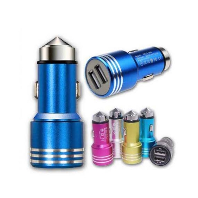 Picture of Duel USB Port Fast Car Charger 2.4A/1.0A-Multicolor