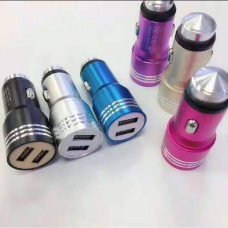 Picture of Duel USB Port Fast Car Charger 2.4A/1.0A-Multicolor