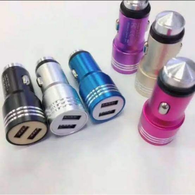Picture of Duel USB Port Fast Car Charger 2.4A/1.0A-Multicolor