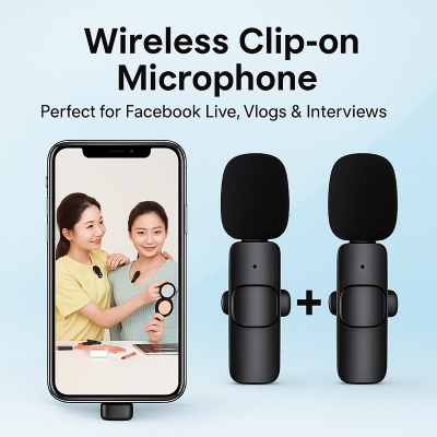 Picture of K9 Dual Wireless Microphone Type C-Black
