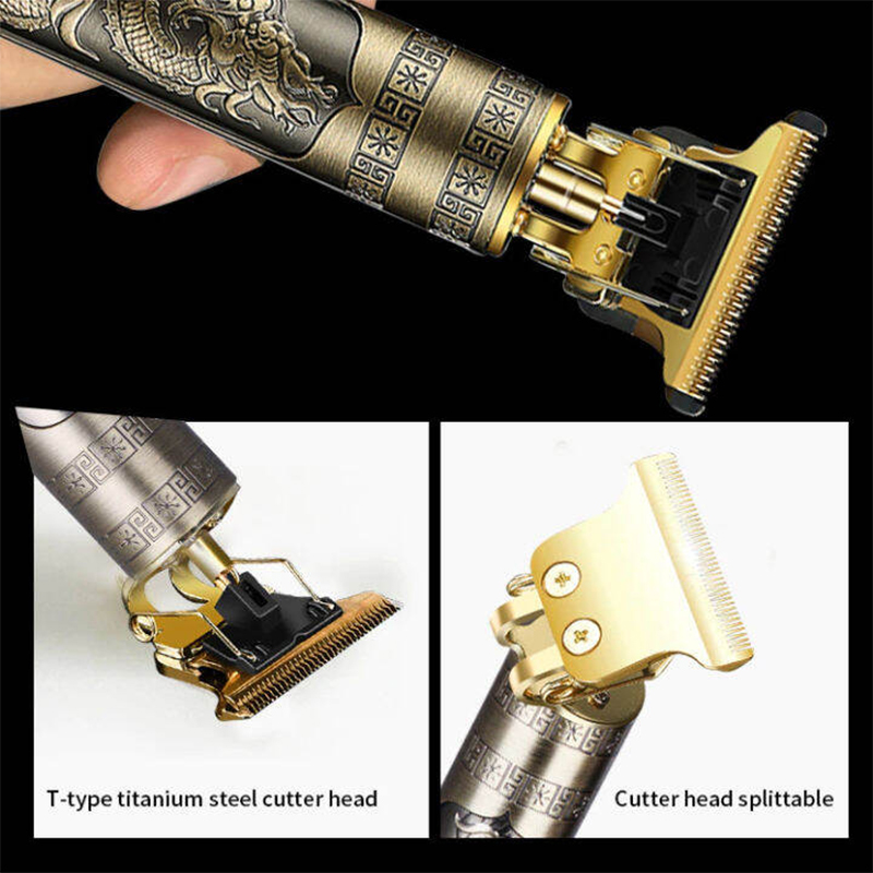 Picture of Vintage T9 Hair Cutting Machine Hair Trimmer Electric Hair Clippers Shaver Beard Trimmer Men Hair Cutting T Style Machine Rechargeable Hair Trimmer - Trimmer