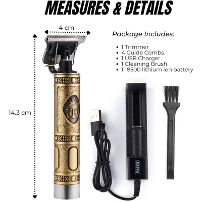 Picture of Vintage T9 Hair Cutting Machine Hair Trimmer Electric Hair Clippers Shaver Beard Trimmer Men Hair Cutting T Style Machine Rechargeable Hair Trimmer - Trimmer