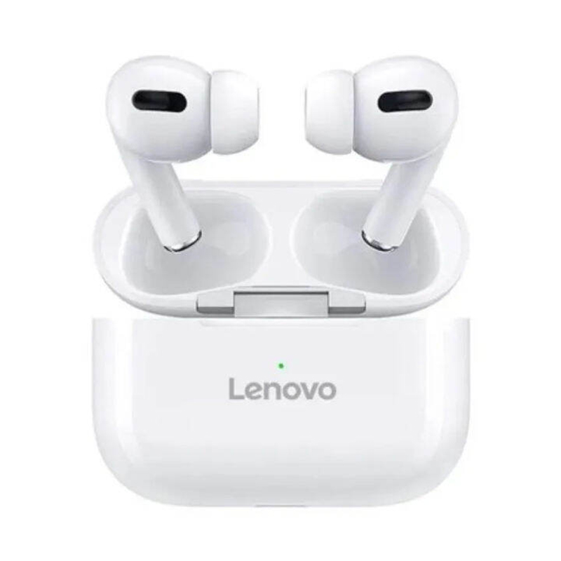 Picture of Lenovo Airpods Pro Wireless Earbuds Multitouch Function Tws Wireless Mini Air Buds Bluetooth 5.0 Earphones-White