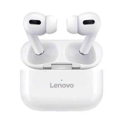 Picture of Lenovo Airpods Pro Wireless Earbuds Multitouch Function Tws Wireless Mini Air Buds Bluetooth 5.0 Earphones-White