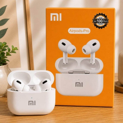 Picture of Mi Xiomi Airpods pro Wireless Earbuds Multitouch Function Tws Wireless Mini Air Buds Bluetooth 5.0 Earphones - Bluetooth Headphone-White