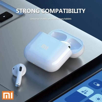Picture of Mi Xiomi Airpods pro Wireless Earbuds Multitouch Function Tws Wireless Mini Air Buds Bluetooth 5.0 Earphones - Bluetooth Headphone-White