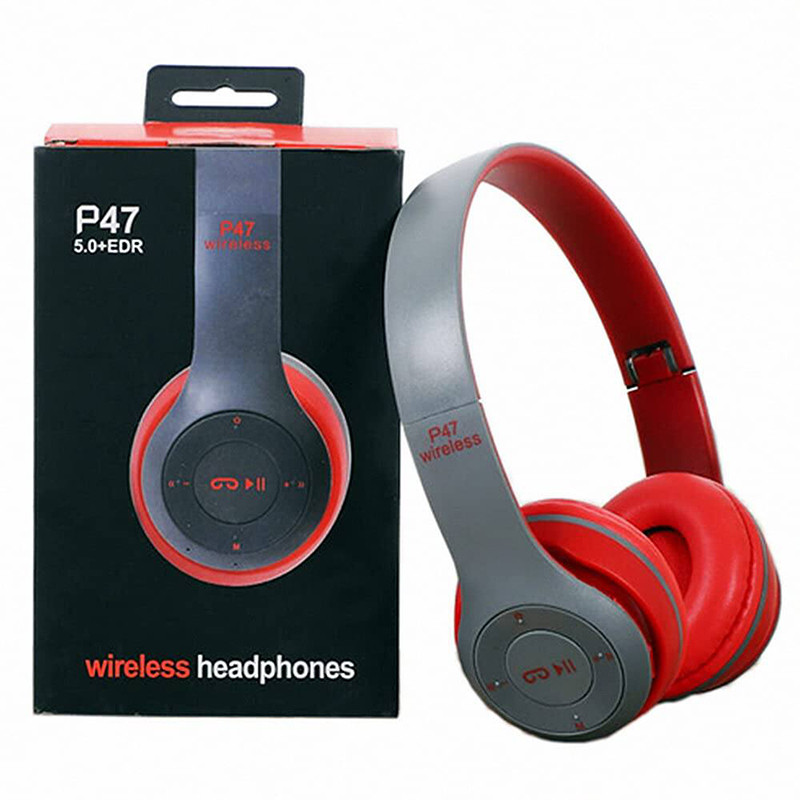 Picture of P47 5.0 EDR Wireless Bluetooth Headsets premium quality With charging Cable-Multicolor