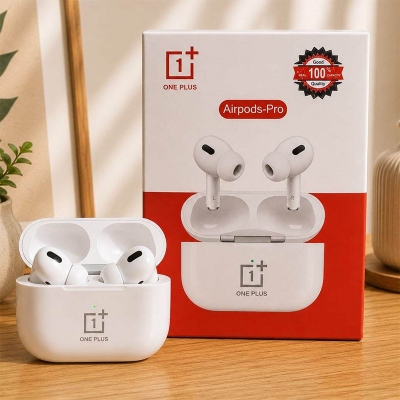 Picture of Oneplus Airpods Pro Wireless Earbuds Multitouch Function Tws Wireless Mini Air Buds Bluetooth 5.0 Earphones-White