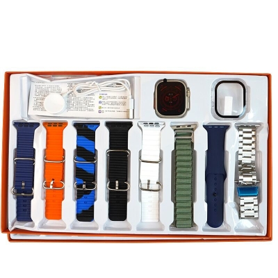 Picture of Y80 Ultra Smart Watch 8+1 Strap Touch Screen-Multicolor