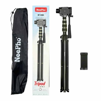 Picture of Neepho 2688 Tripod for Camera or Mobile 6Feet-Black