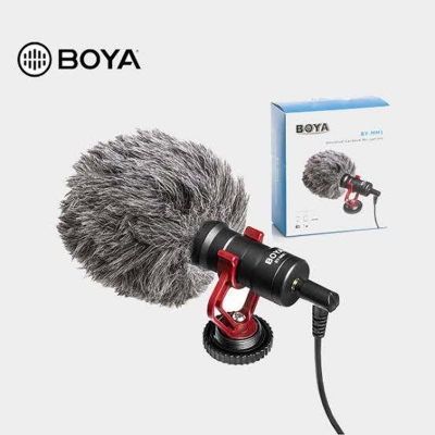 Picture of BOYA By BYMM1 Universal UnidiBOYA MM1 Camera Video Microphone - Black