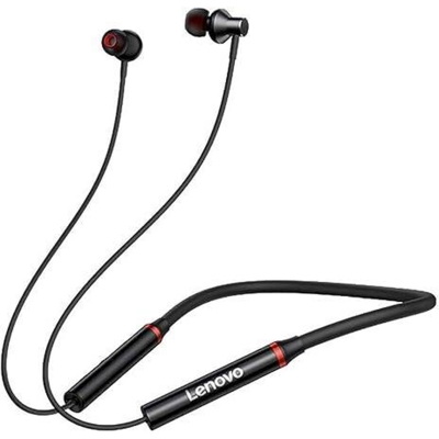 Picture of Lenovo 100% Original HE05X Bluetooth 5.0 Earphones Waterproof Wireless HIFI Sound Magnetic Neckband Headset Sports Headphones-Black