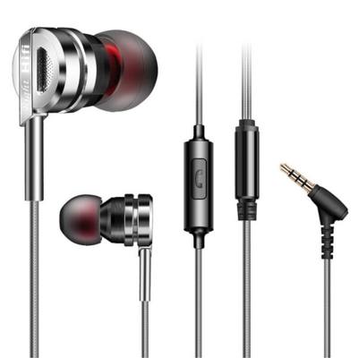 Picture of Qkz Dm10 Zinc Alloy Dm 10 Headphone Zinc Alloy Dm 10 Earphone-Black