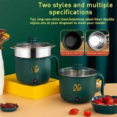 Picture of Mini Multi-Functional 1.8L Electric Rice Cooker-Green