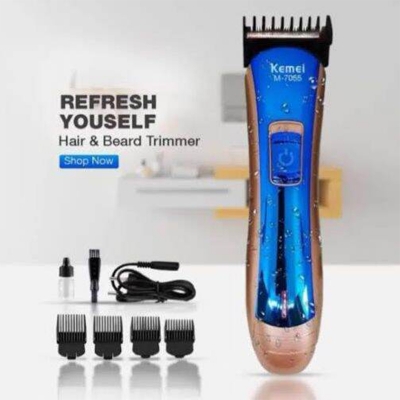 Picture of Kemei KM-7055 Beard Trimmer And Hair Clipper-Multicolor
