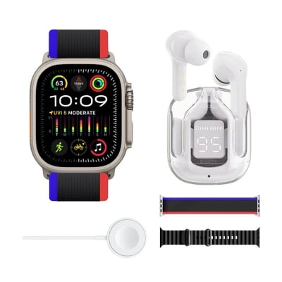 Picture of Smartwatch D100 Smartwatch KIT + Wireless Headphones-Multicolor