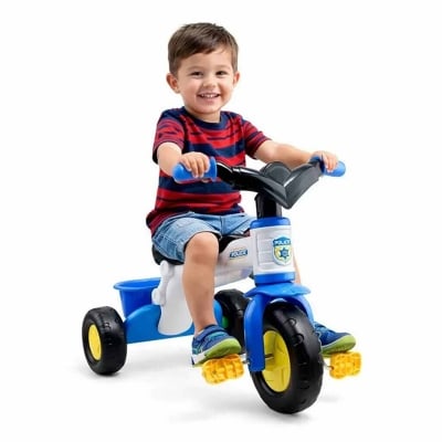Picture of Royal Bike 3 Wheeler Ride on Tricycle-Multicolor