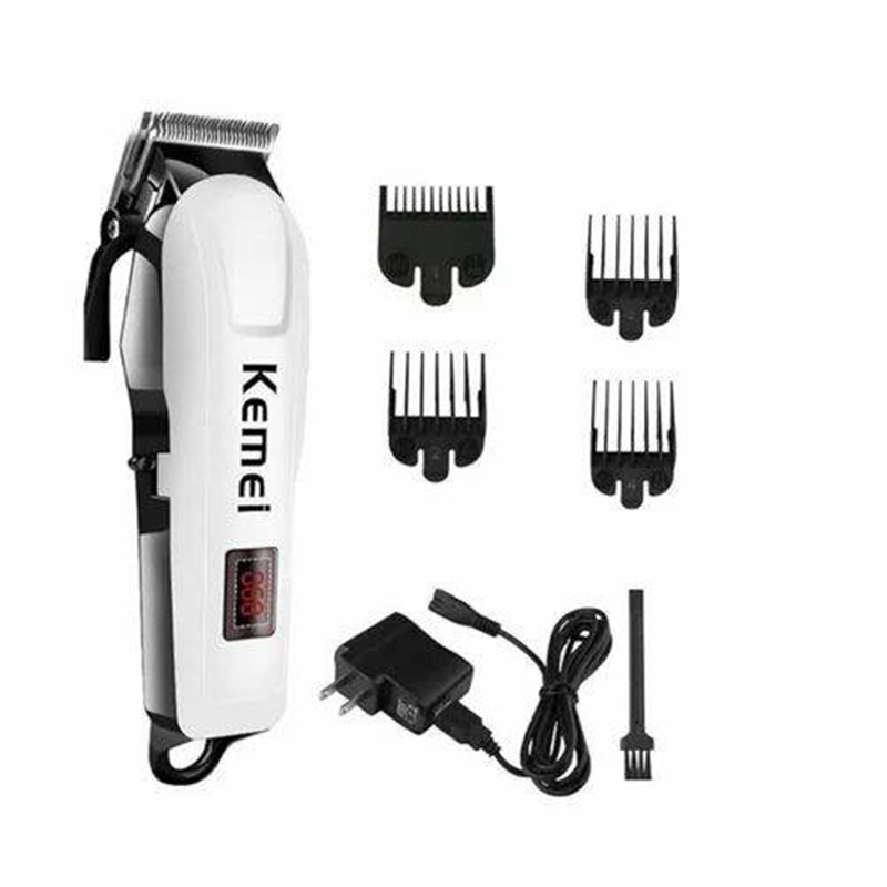 Picture of Kemei KM-809A Digital Electric Trimmer – Professional, Rechargeable-White
