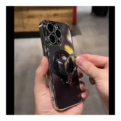 Picture of Rotating 360 Degree Metal Stand Strong Impact Shockproof Case Cover For Iphone 12,13,14,15 16 Pro & Pro Max Series