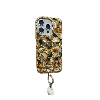 Picture of New Diamond Shape Case Cover with Chain For Iphone 11,12,13,14,15 16 Pro & Pro Max Series