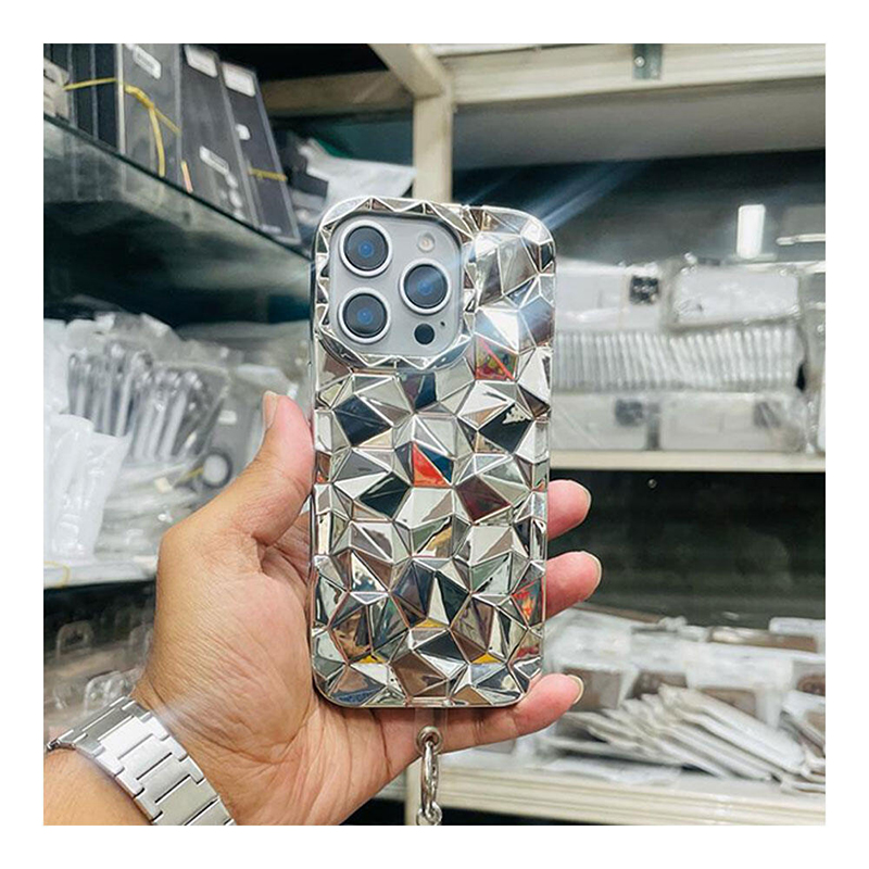 Picture of New Diamond Shape Case Cover with Chain For Iphone 11,12,13,14,15 16 Pro & Pro Max Series
