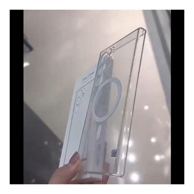 Picture of 100% ANTI Yellow Clear MagSafe For Samsung Galaxy S23 Ultra, S24 Ultra, S25 Ultra - White