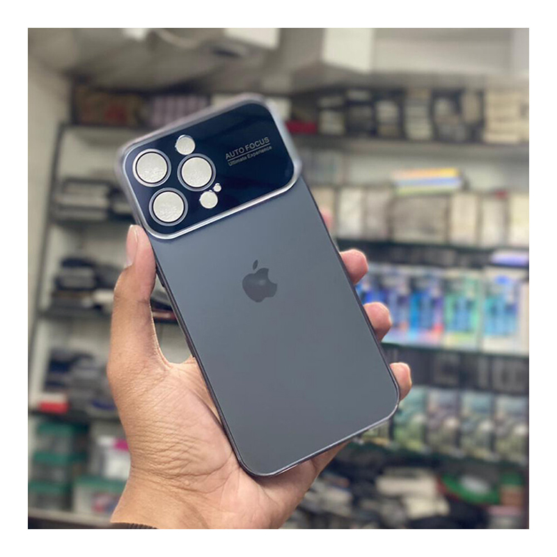 Picture of Natural Titanium Colour Auto Focus Case Cover For Iphone 11,12,13,14,15 Pro & Pro Max Series