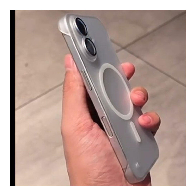 Picture of Magsafe Transparent Case Cover For Iphone 11,12,13,14,15 16 Pro & Pro Max Series - White