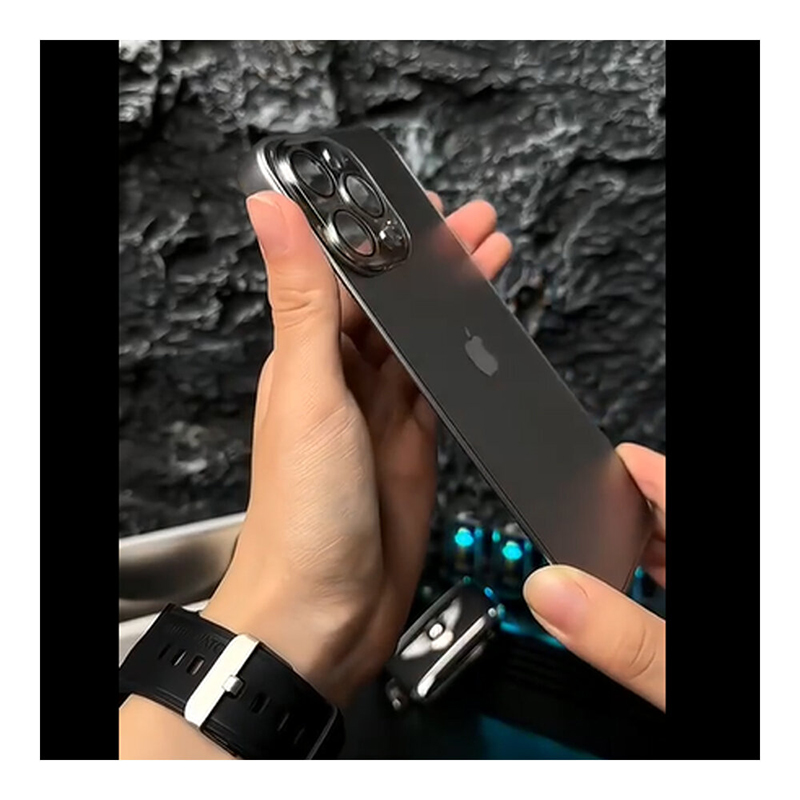 Picture of Titaniam Slim with Logo Iphone Case Cover For Iphone 13,14,15 Pro & Pro Max Series