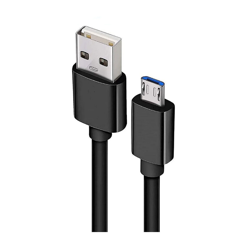 Picture of USB to Type-B Short Fast Charging Cable 25 cm Data Cable - Black Mobile Charger - Black