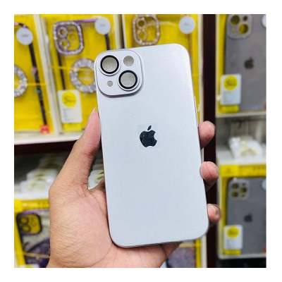 Picture of PC Lover with Apple Logo Iphone Case Cover For Iphone 11,12,13,14,15 Pro & Pro Max Series - Silver