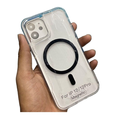 Picture of Air Flowing Iphone Case Cover For Iphone 11,12,13,14,15 Pro & Pro Max Series - Black