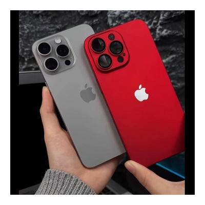 Picture of Ultra Thin PC Iphone Case Cover Mobile Cover For Iphone 11,12,13,14,15 Pro & Pro Max Series - Red - Red