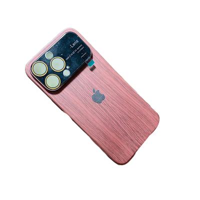 Picture of Wooden Color Iphone Case Cover For Iphone 11,12,13,14,15 Pro & Pro Max Series - Chocolate