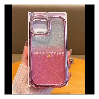 Picture of Loving My New Glittery Pink Case Cover Mobile Cover For Iphone 12,13,14,15 Pro & Pro Max Series