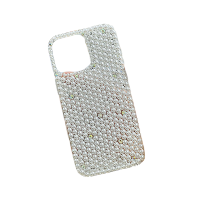 Picture of Elegant Pearl Dazzling Sparkle Case Cover Mobile Cover For Iphone 12,13,14,15 Pro & Pro Max Series
