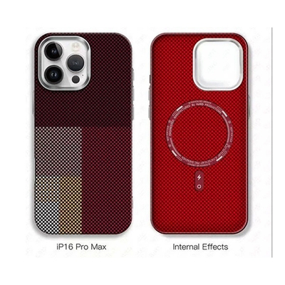 Picture of LUXO life Premium MagSafe Reflective Case Cover Mobile Cover For Iphone 12,13,14,15 Pro & Pro Max Series - Maroon