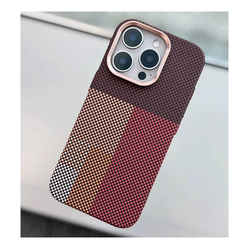 Picture of LUXO life Premium MagSafe Reflective Case Cover Mobile Cover For Iphone 12,13,14,15 Pro & Pro Max Series - Maroon