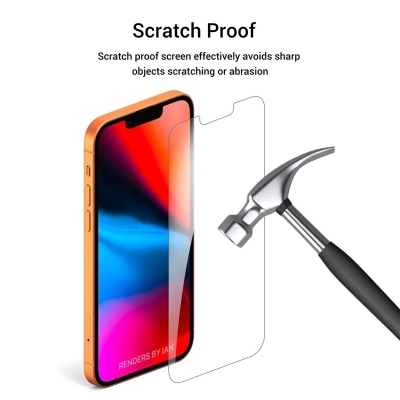 Picture of For IPhone 11,12,13,14,15 Pro Max 11D Rainbow Glass Screen Protector
