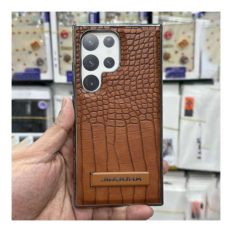 Picture of JINDUKA Premium Pu Leather MagSafe Soft Case Cover For Samsung Galaxy S22 Ultra, S23 Ultra, S24 Ultra, S25 Ultra