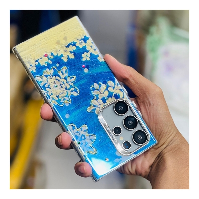 Picture of H𝐚𝐧𝐝-P𝐚𝐢𝐧𝐭𝐞𝐝 W𝐢𝐧𝐭𝐞𝐫-T𝐡𝐞𝐦𝐞𝐝 𝐜𝐚𝐬𝐞  Iphone Case Cover For Samsung Galaxy S22 Ultra, S23 Ultra, S24 Ultra