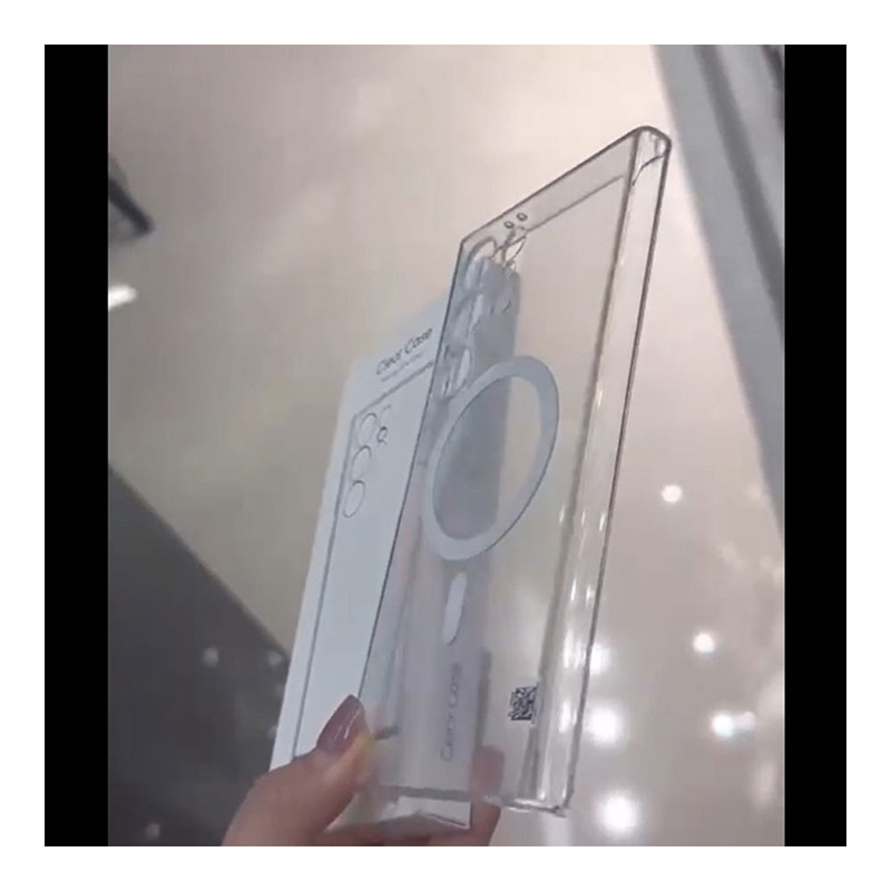 Picture of 100% ANTI Yellow Clear MagSafe For Samsung Galaxy S23 Ultra, S24 Ultra, S25 Ultra - White
