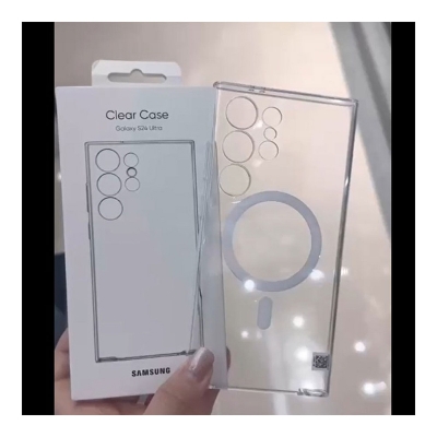 Picture of 100% ANTI Yellow Clear MagSafe For Samsung Galaxy S23 Ultra, S24 Ultra, S25 Ultra - White
