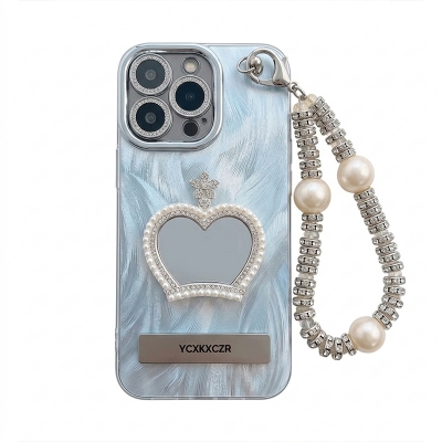 Picture of Diamond mirror Case Cover Mobile Cover For Iphone 12,13,14,15,16,17 Pro & Pro Max Series - 12-17pm