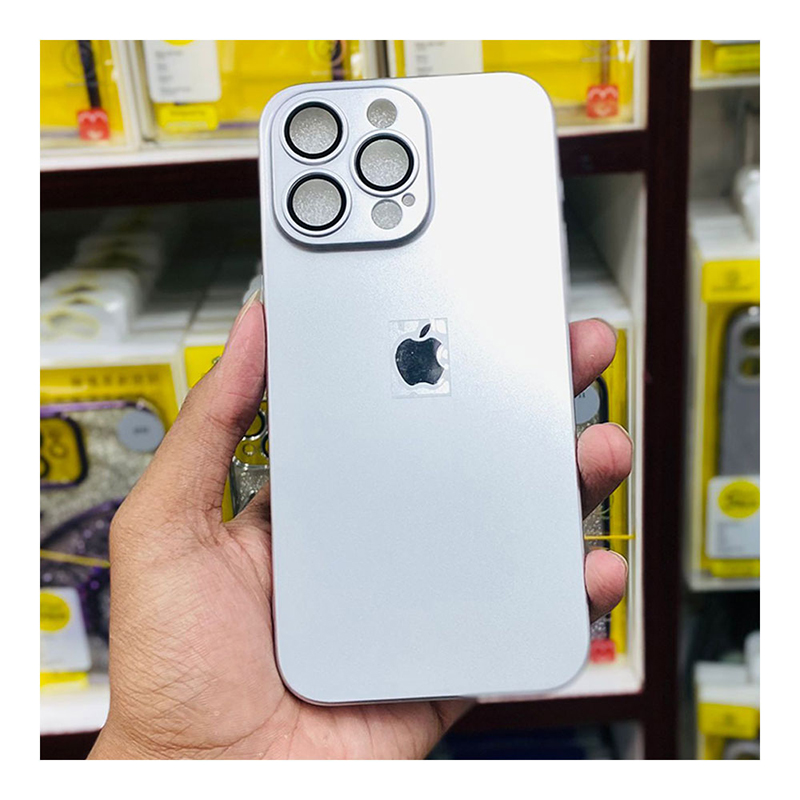 Picture of PC Lover with Apple Logo Iphone Case Cover For Iphone 11,12,13,14,15 Pro & Pro Max Series - Silver